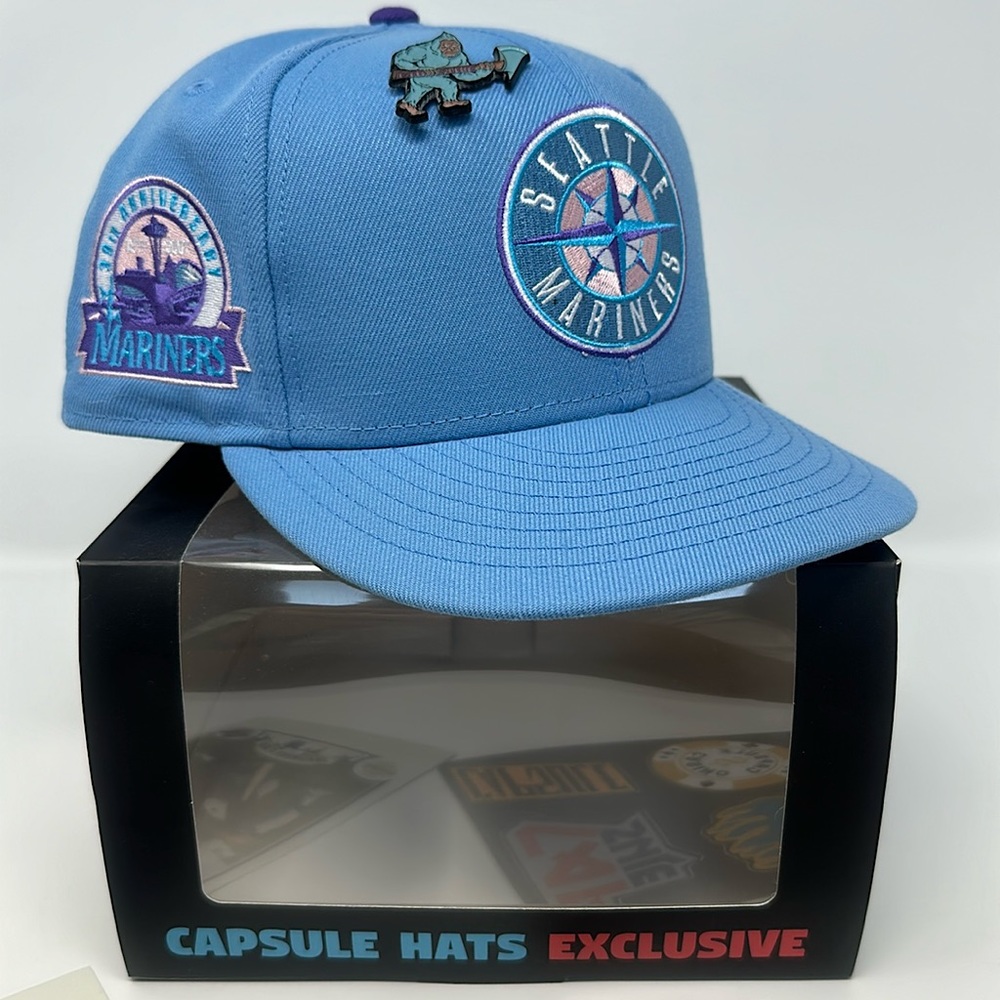 Capsule Hats Seattle Mariners ‘Yeti’ 30th Anniversary Fitted Hat 7 3/8